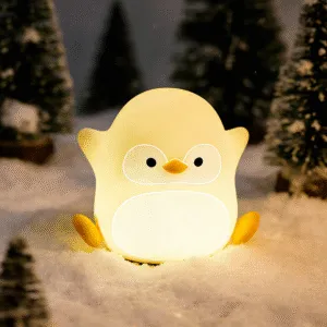 penguin silicone night light