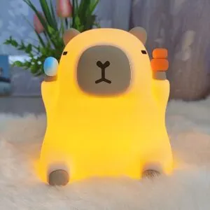 Capybara Silicone Night Light Wholesale | Custom LED Animal Night Lamp