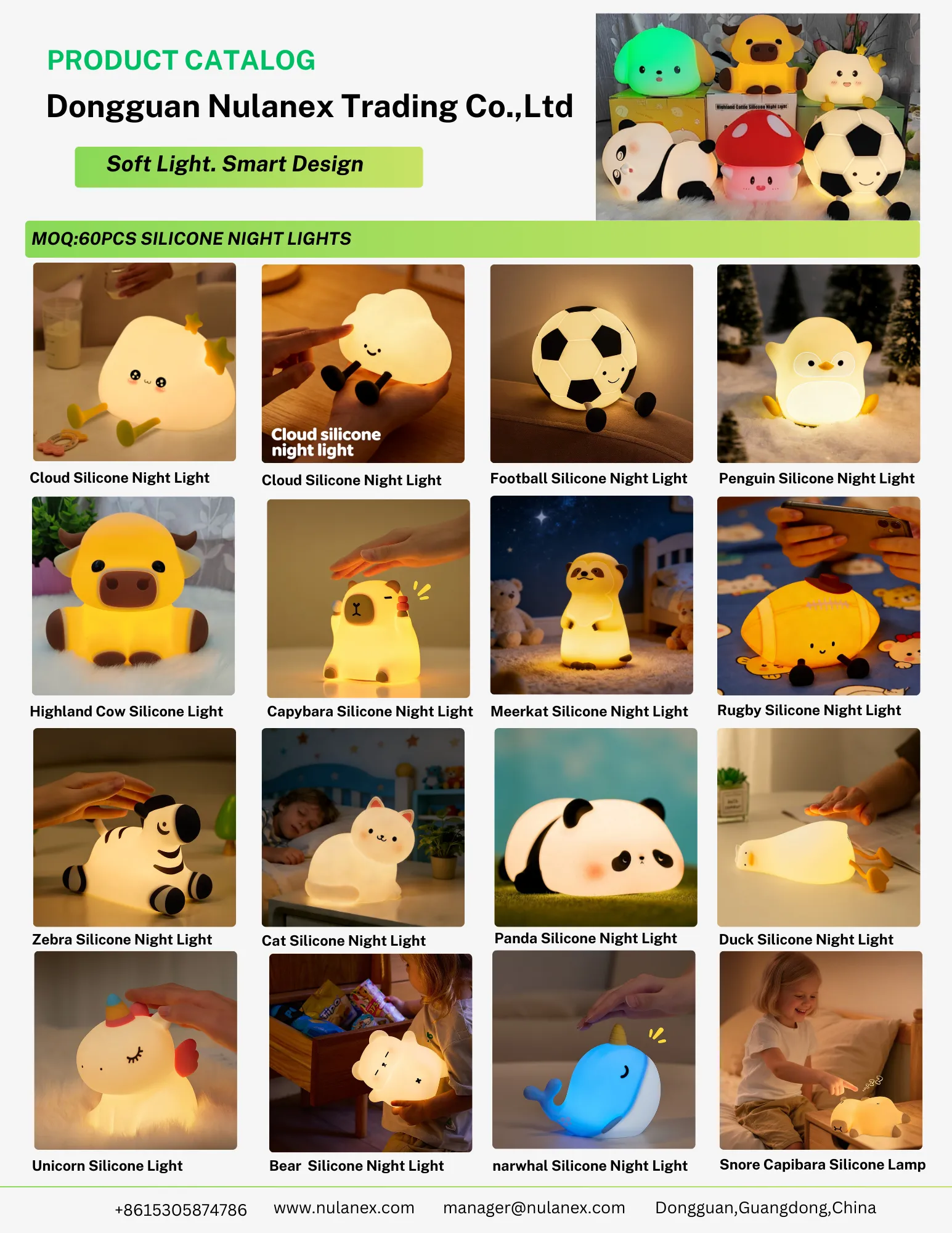 silicone night lights