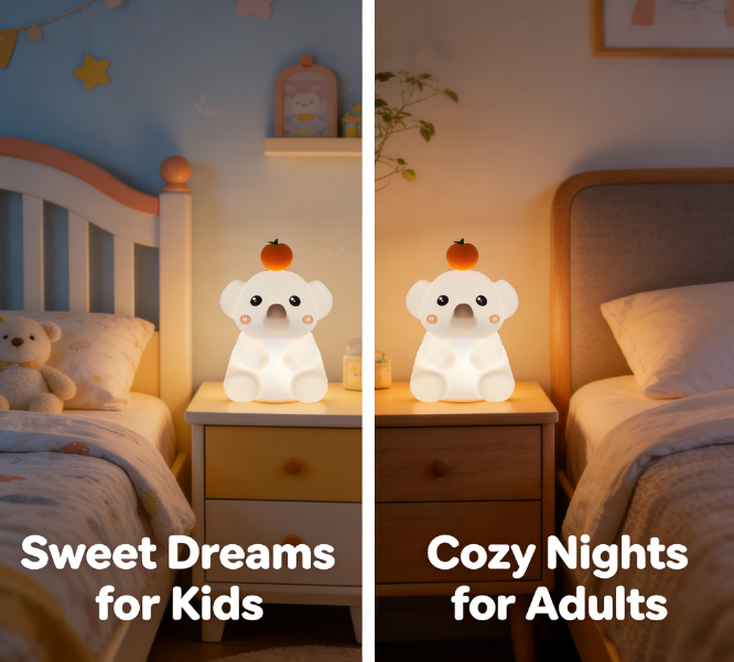 silicone elephant night lamp