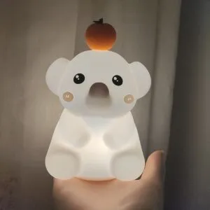 elephant silicone night light with timer