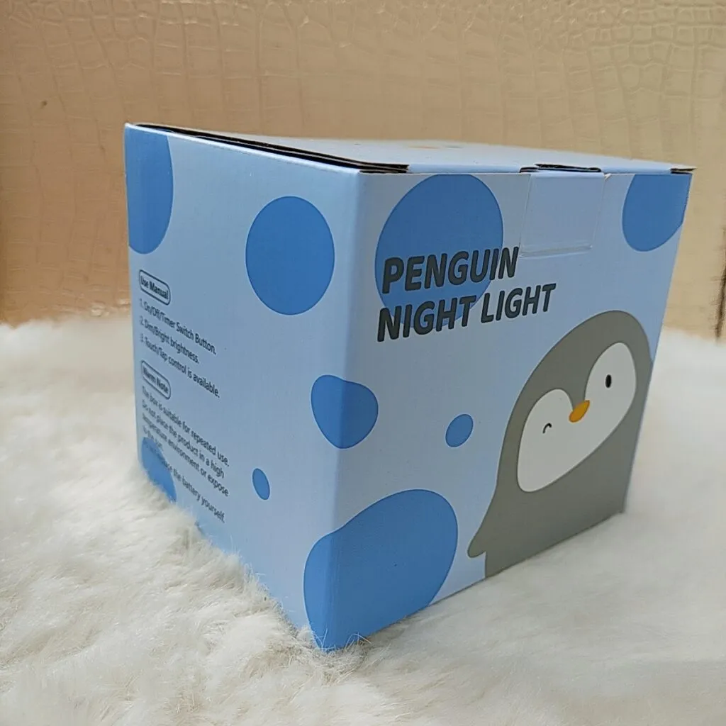 decorative penguin night lamp