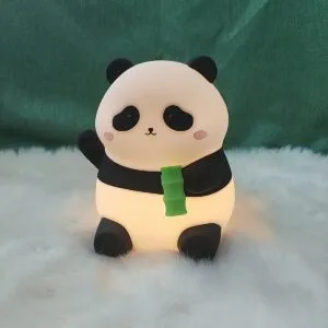 Panda silicone night light