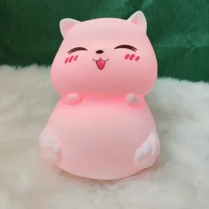 cute cat silicone night light