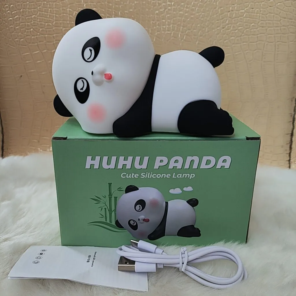 7 color auto changing night light panda