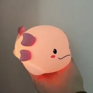 axolotl silicone night light