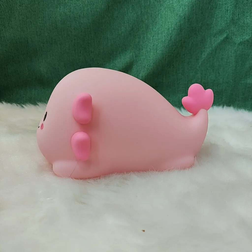 soft silicone axolotl lamp for gift shop