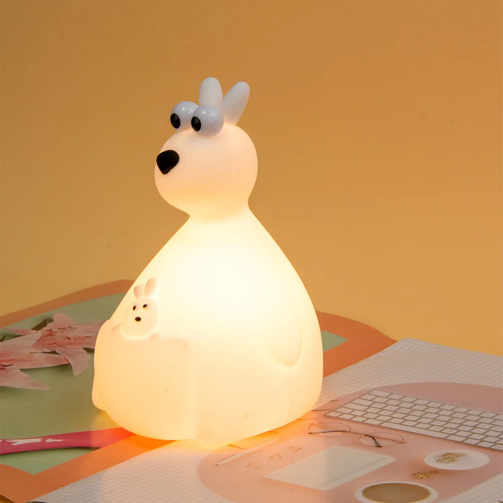 animal theme kangaroo nursery night lamp