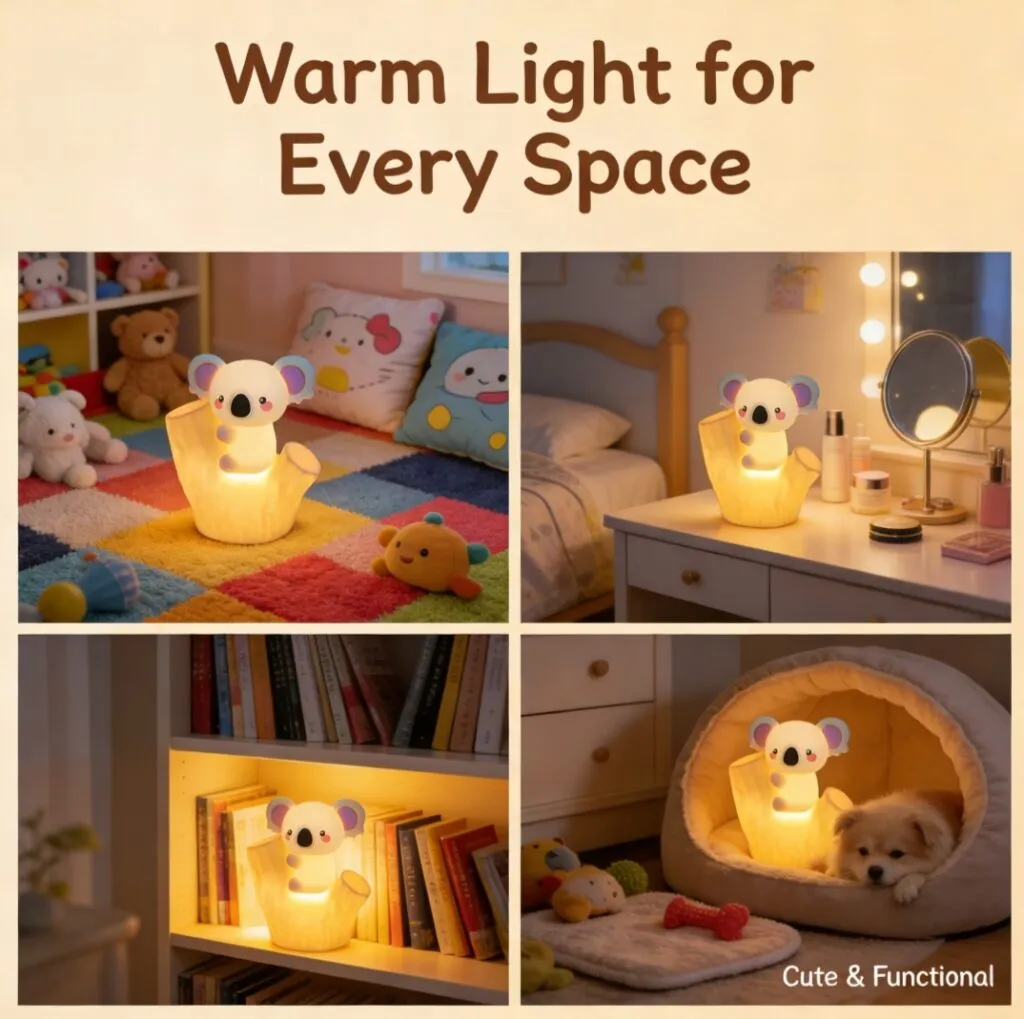 kids koala bedside light
