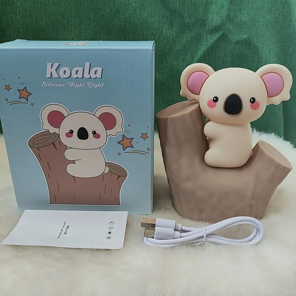 rechargeable koala silicone lamp USB charging