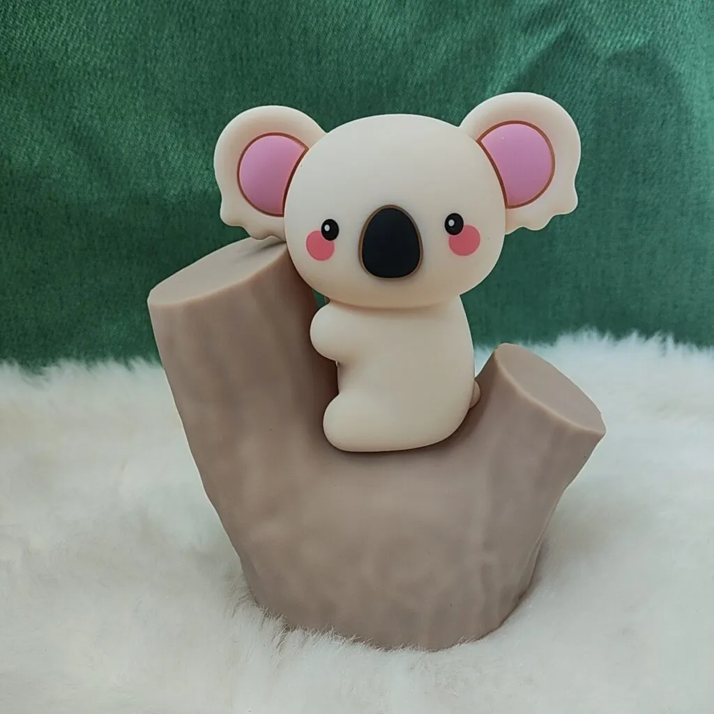 koala silicone night light warm LED bedside lamp