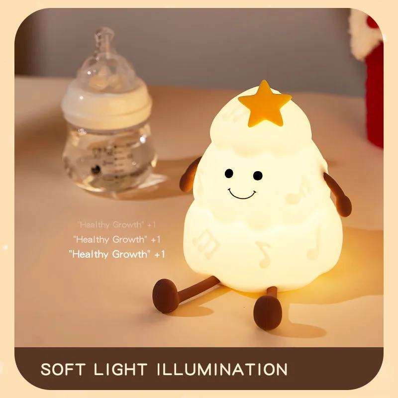 christmas lamp with phone holder function