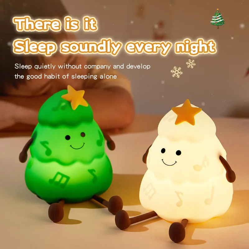 rechargeable christmas tree night light USB charging