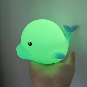 dolphin silicone night light