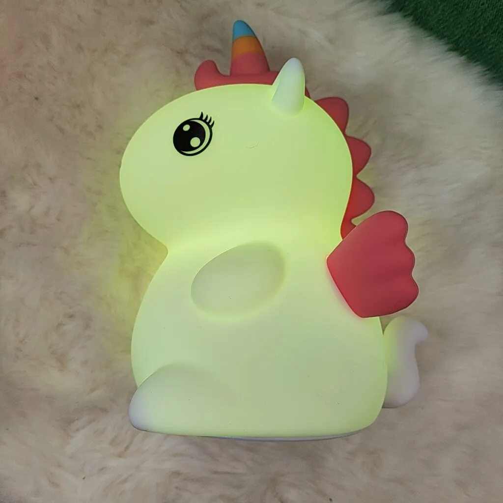soft silicone unicorn lamp for gift market